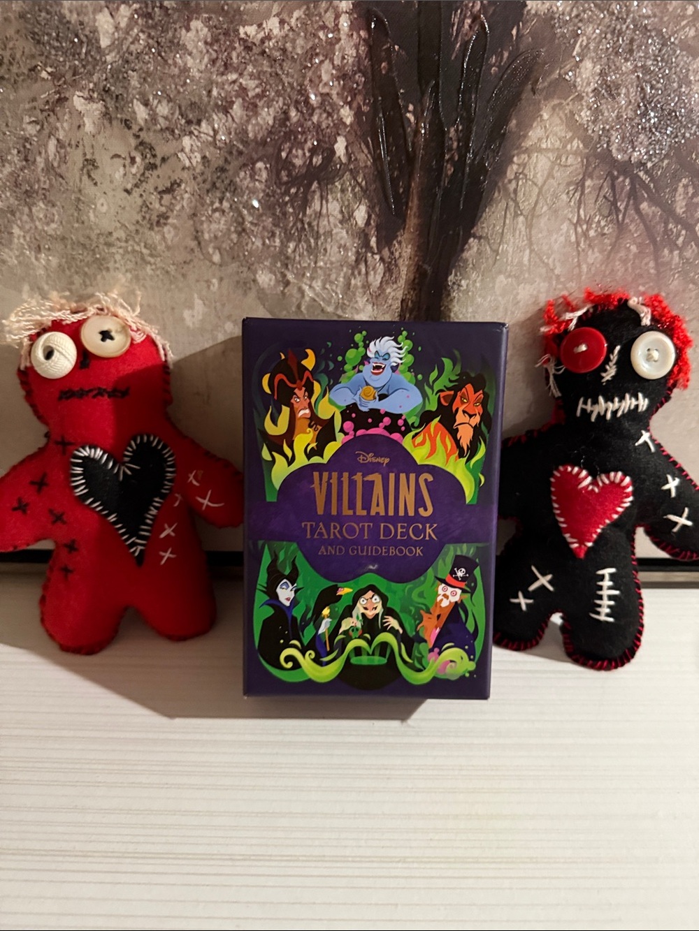 Voodoo buddies and Disney villains tarot deck and guidebook